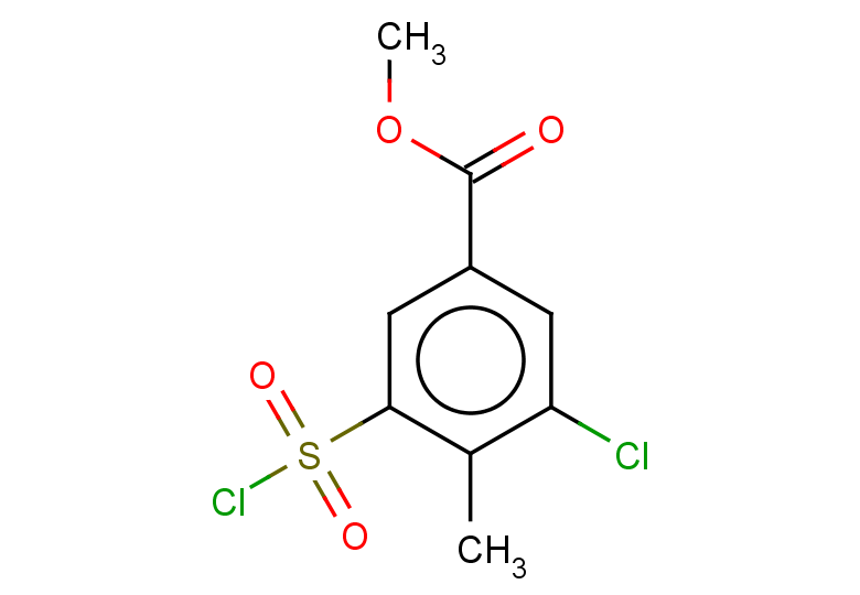 methyl 3-chloro-5-(chlorosulfonyl)-4-methylbenzoate