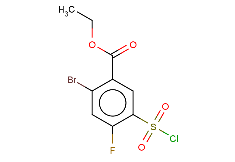 ethyl 2-bromo-5-(chlorosulfonyl)-4-fluorobenzoate