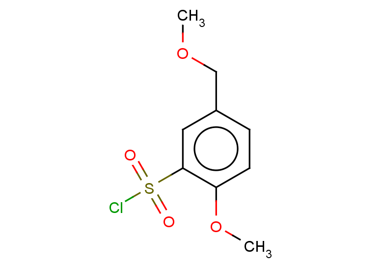 2-methoxy-5-(methoxymethyl)benzene-1-sulfonyl chloride