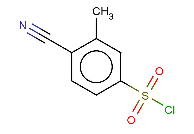 4-cyano-3-methylbenzene-1-sulfonyl chloride