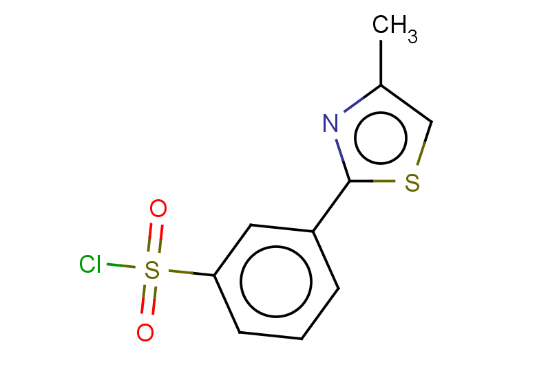 3-(4-methyl-1,3-thiazol-2-yl)benzene-1-sulfonyl chloride