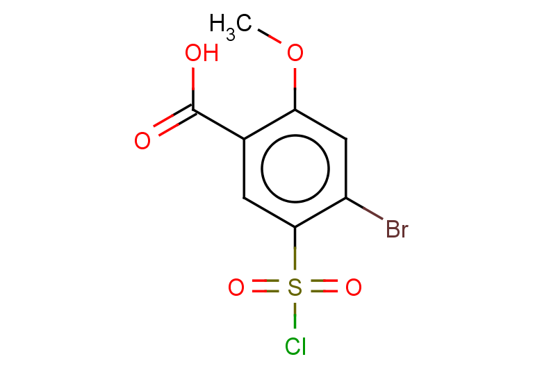 4-bromo-5-(chlorosulfonyl)-2-methoxybenzoic acid