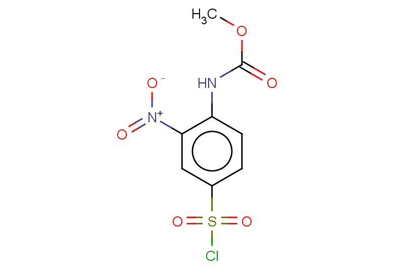 methyl N-[4-(chlorosulfonyl)-2-nitrophenyl]carbamate