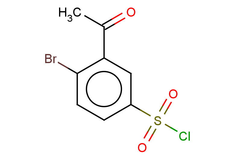 3-acetyl-4-bromobenzene-1-sulfonyl chloride