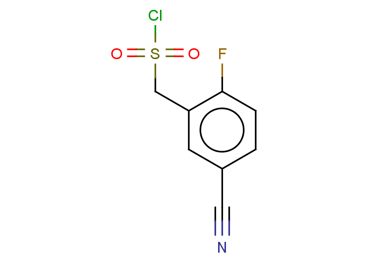 (5-cyano-2-fluorophenyl)methanesulfonyl chloride
