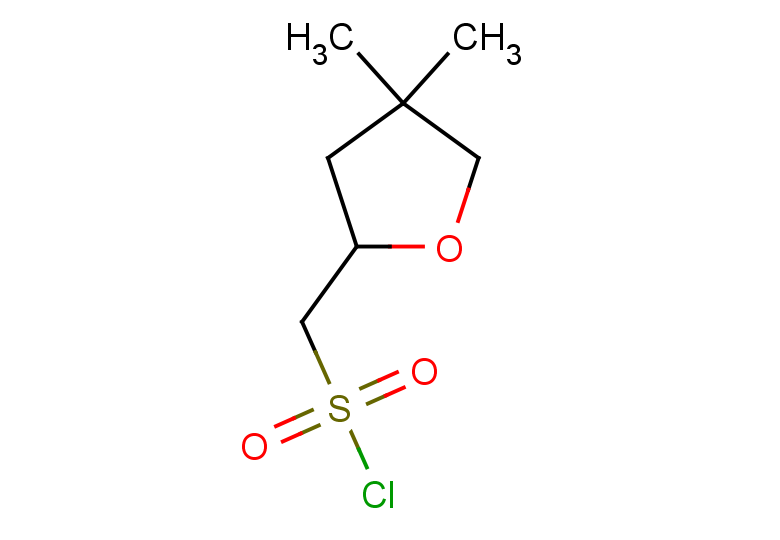 (4,4-dimethyloxolan-2-yl)methanesulfonyl chloride