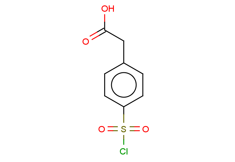 2-[4-(chlorosulfonyl)phenyl]acetic acid
