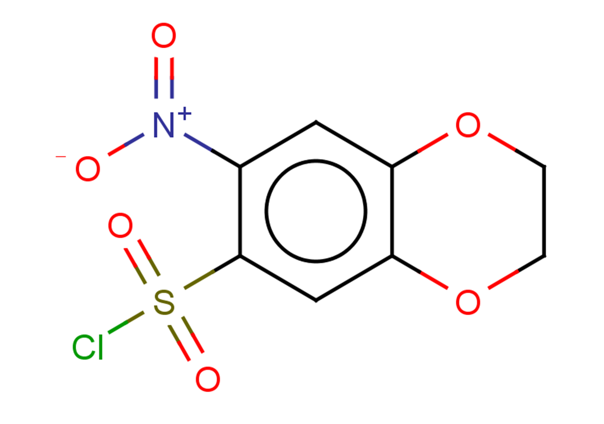 7-nitro-2,3-dihydro-1,4-benzodioxine-6-sulfonyl chloride