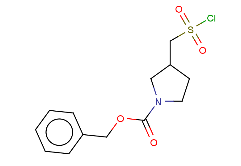 benzyl 3-[(chlorosulfonyl)methyl]pyrrolidine-1-carboxylate