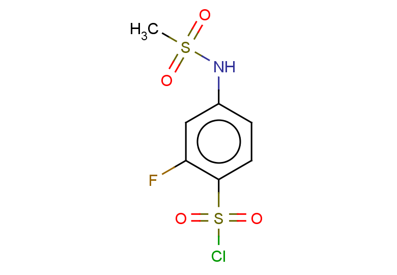 2-fluoro-4-methanesulfonamidobenzene-1-sulfonyl chloride