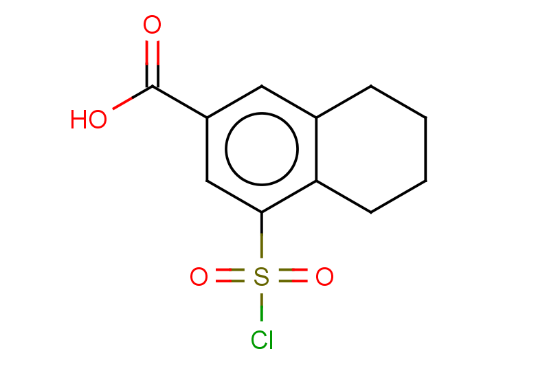 4-(chlorosulfonyl)-5,6,7,8-tetrahydronaphthalene-2-carboxylic acid