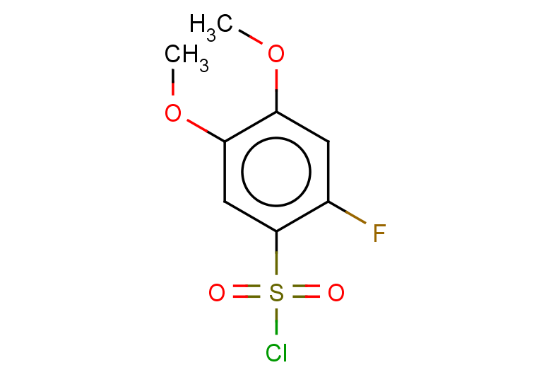 2-fluoro-4,5-dimethoxybenzene-1-sulfonyl chloride