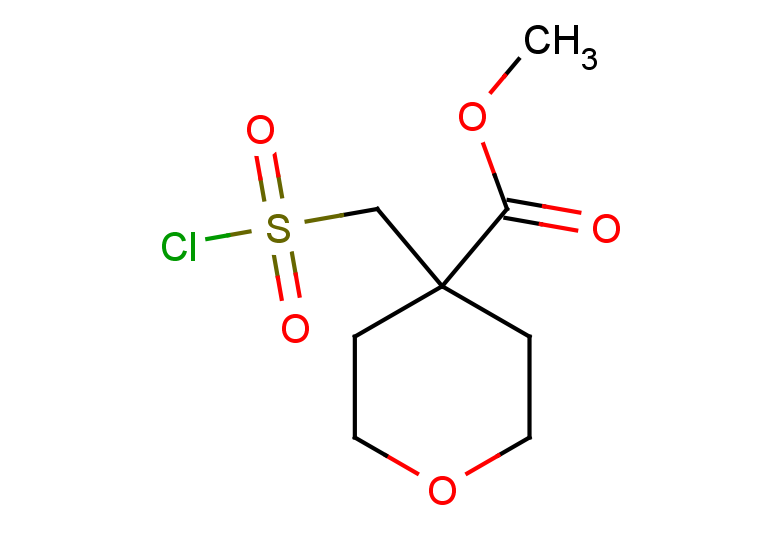 methyl 4-[(chlorosulfonyl)methyl]oxane-4-carboxylate