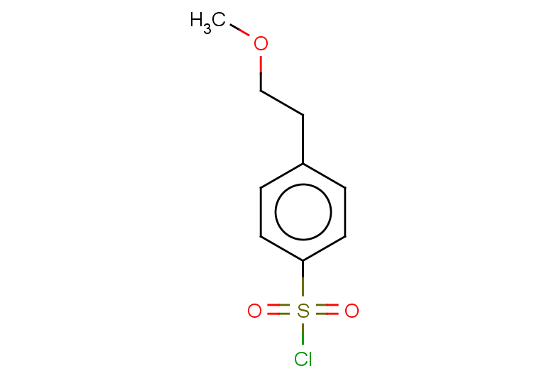 4-(2-methoxyethyl)benzene-1-sulfonyl chloride