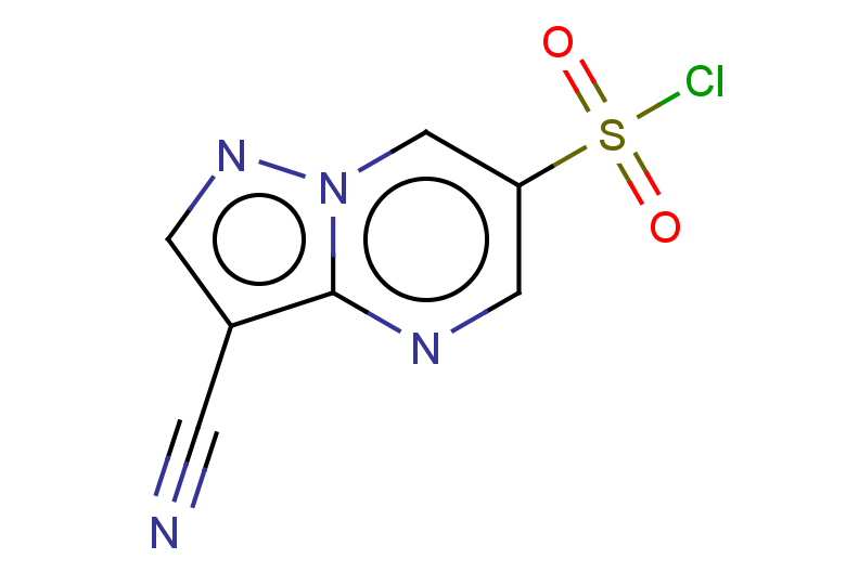 3-cyanopyrazolo[1,5-a]pyrimidine-6-sulfonyl chloride