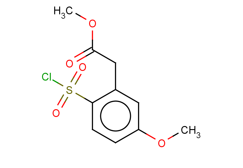 methyl 2-[2-(chlorosulfonyl)-5-methoxyphenyl]acetate