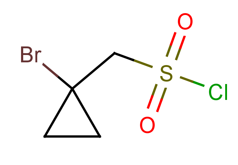 (1-bromocyclopropyl)methanesulfonyl chloride