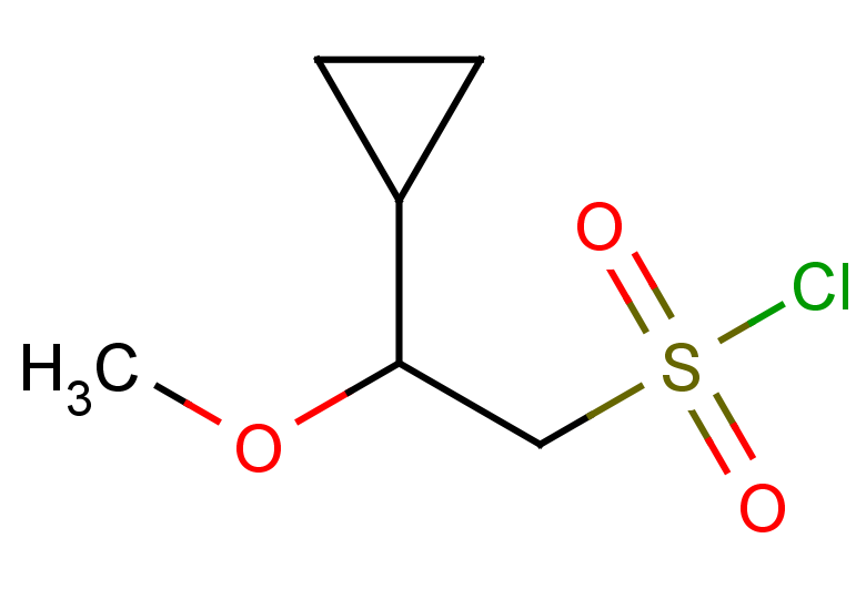 2-cyclopropyl-2-methoxyethane-1-sulfonyl chloride