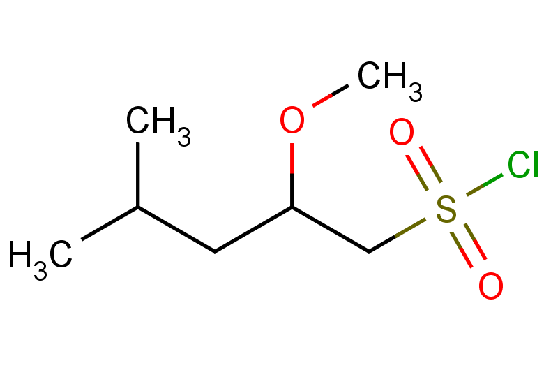 2-methoxy-4-methylpentane-1-sulfonyl chloride