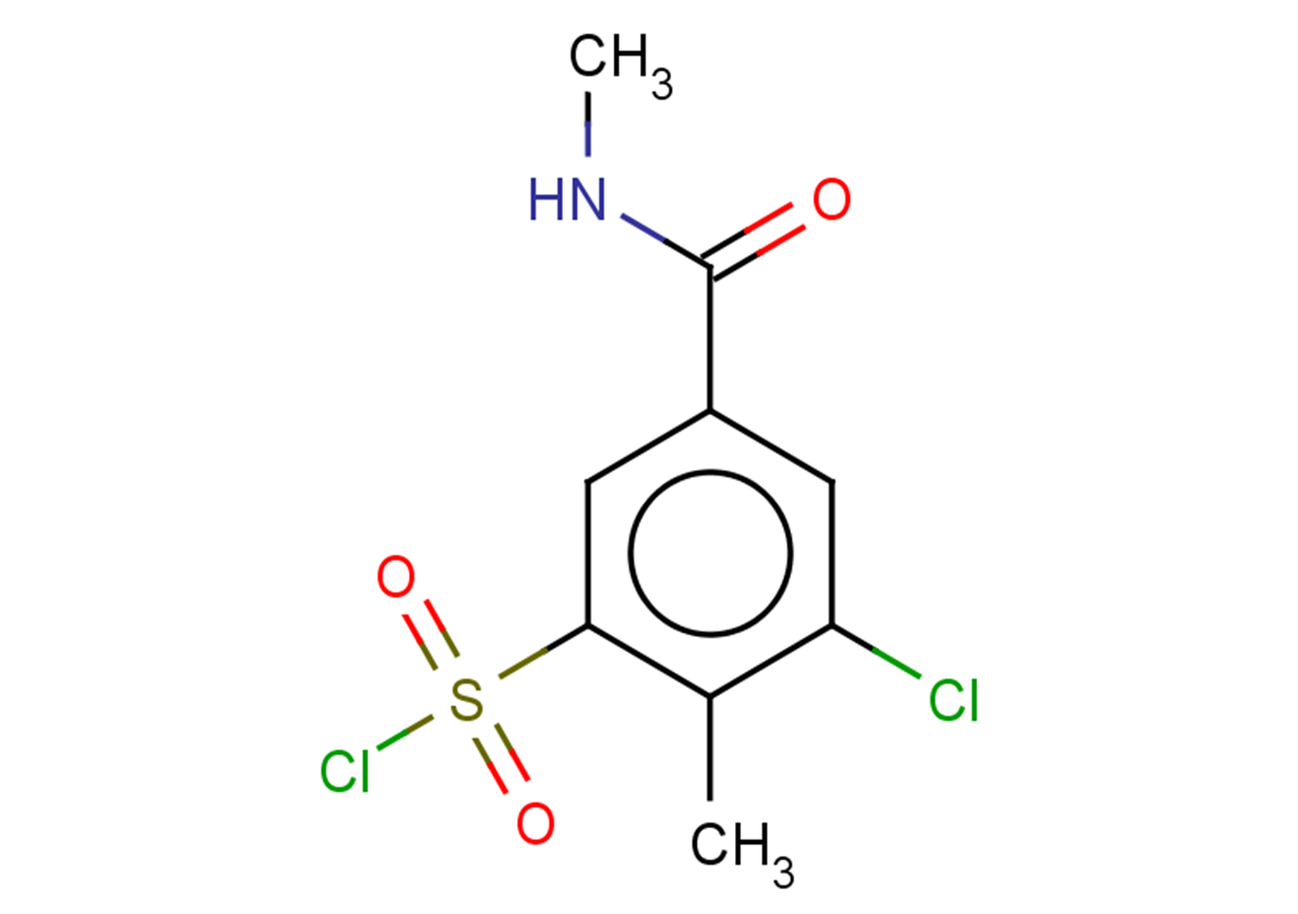 3-chloro-2-methyl-5-(methylcarbamoyl)benzene-1-sulfonyl chloride