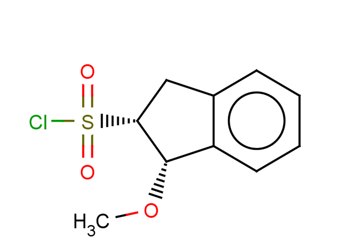 rac-(1R,2S)-1-methoxy-2,3-dihydro-1H-indene-2-sulfonyl chloride