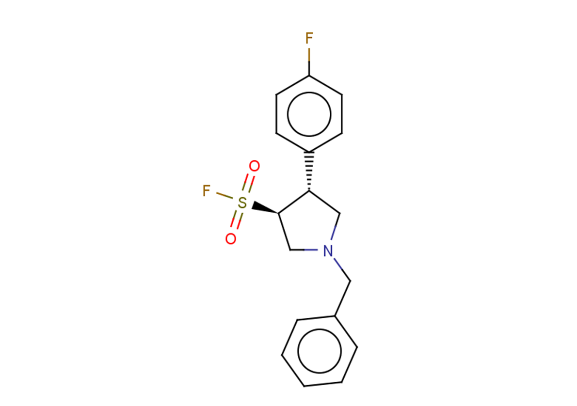 rac-(3R,4S)-1-benzyl-4-(4-fluorophenyl)pyrrolidine-3-sulfonyl fluoride