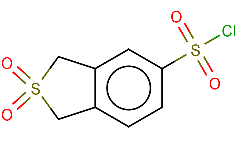 2,2-dioxo-1,3-dihydro-2lambda6-benzothiophene-5-sulfonyl chloride