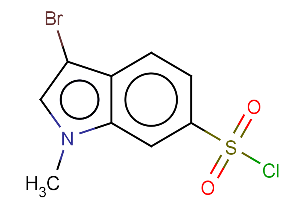 3-bromo-1-methyl-1H-indole-6-sulfonyl chloride