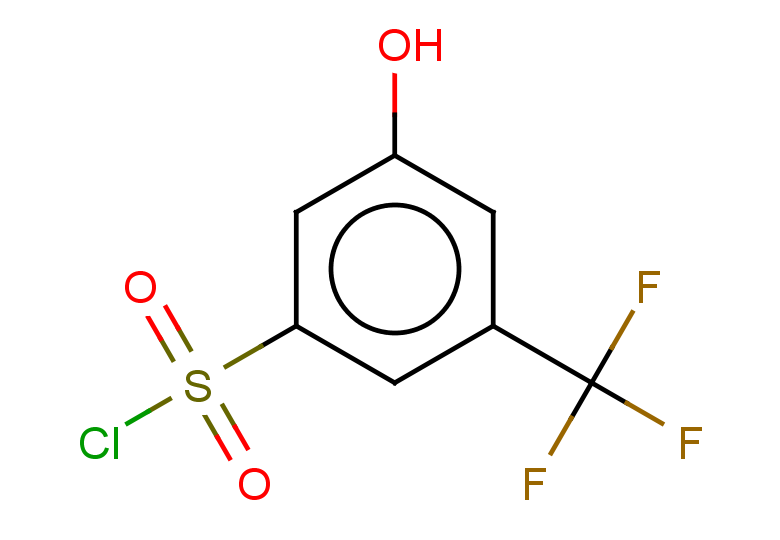 3-hydroxy-5-(trifluoromethyl)benzene-1-sulfonyl chloride