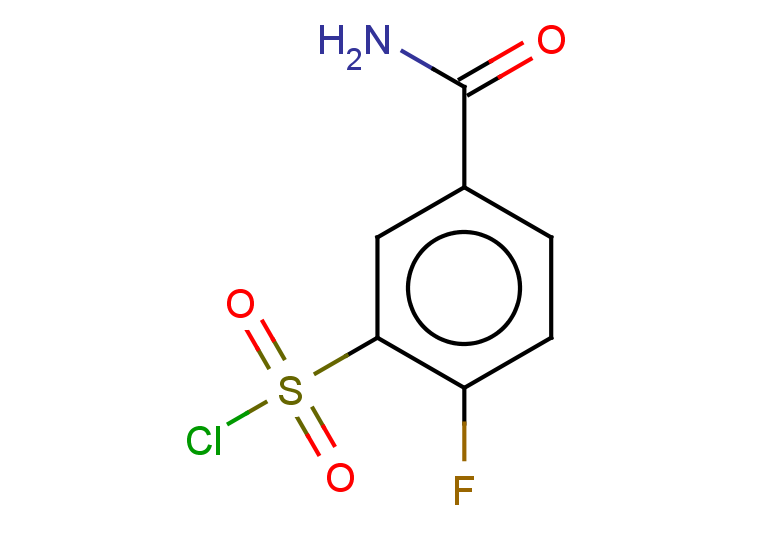 5-carbamoyl-2-fluorobenzene-1-sulfonyl chloride