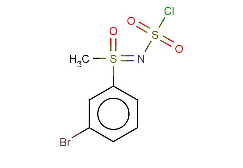 (3-bromophenyl)[(chlorosulfonyl)imino]methyl-lambda6-sulfanone