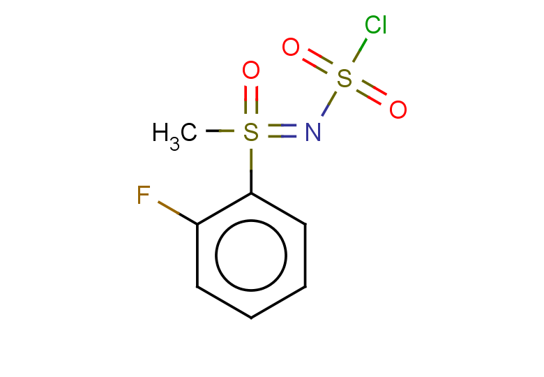 [(chlorosulfonyl)imino](2-fluorophenyl)methyl-lambda6-sulfanone