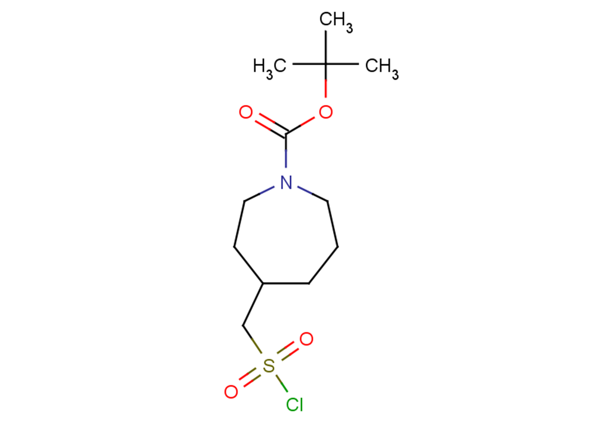 tert-butyl 4-[(chlorosulfonyl)methyl]azepane-1-carboxylate