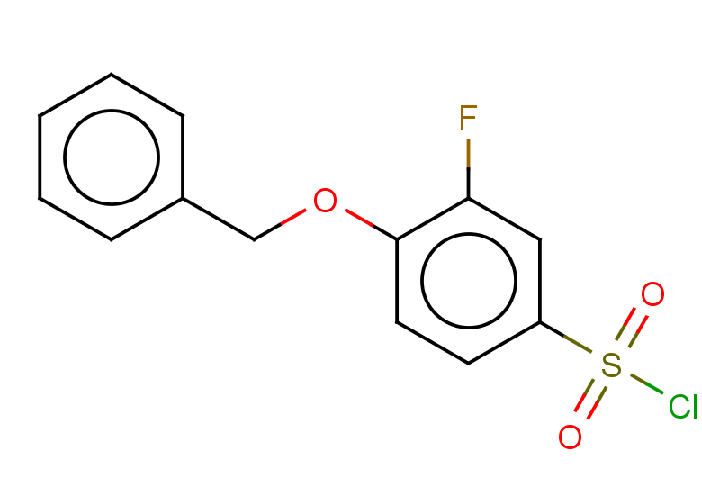 4-(benzyloxy)-3-fluorobenzene-1-sulfonyl chloride