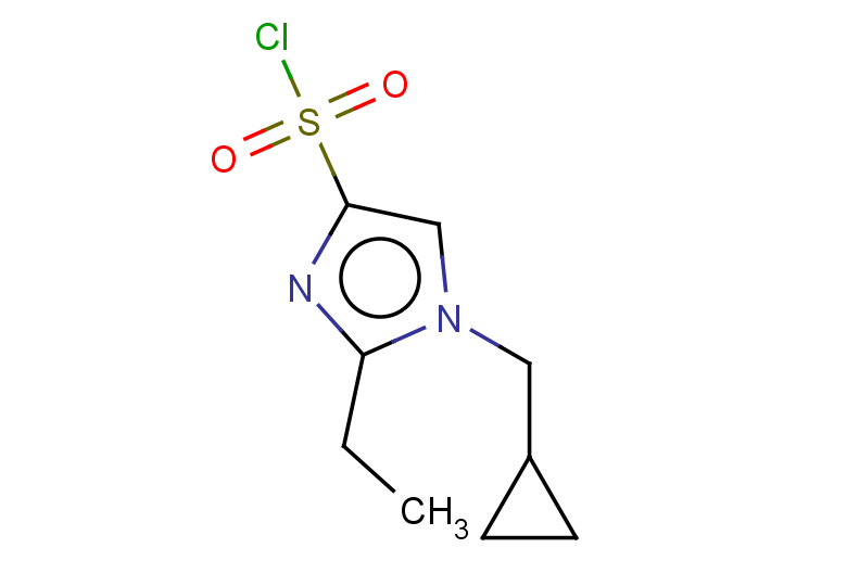 1-(cyclopropylmethyl)-2-ethyl-1H-imidazole-4-sulfonyl chloride