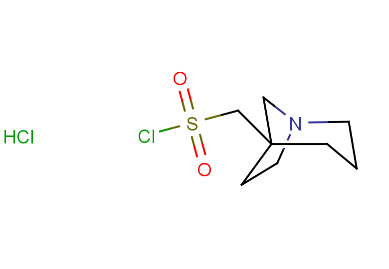 1-azabicyclo[3.2.1]octan-5-ylmethanesulfonyl chloride hydrochloride