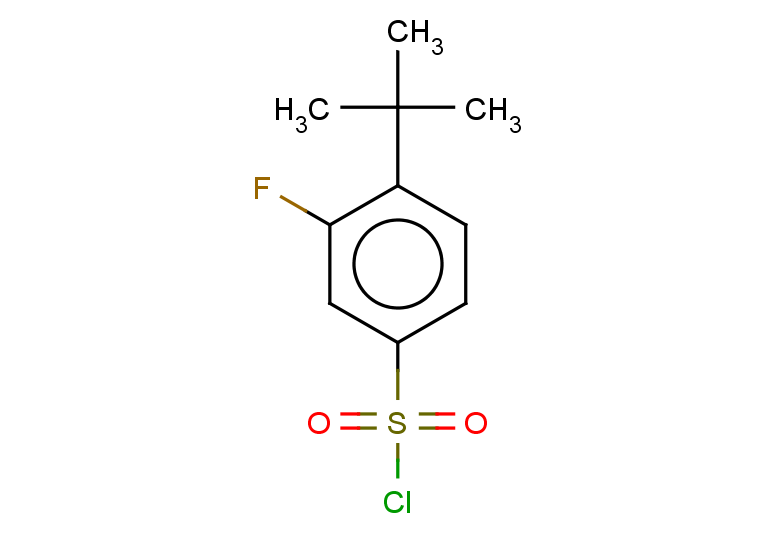 4-tert-butyl-3-fluorobenzene-1-sulfonyl chloride