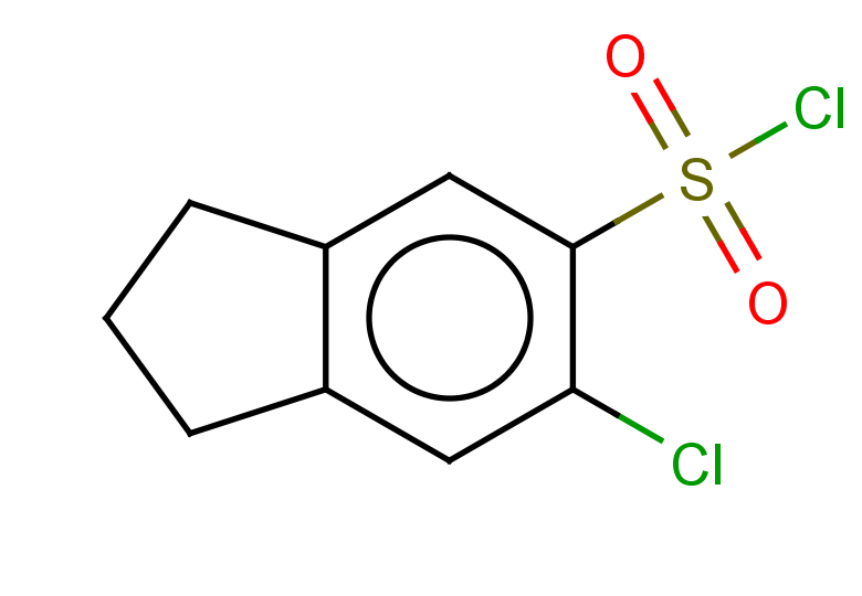6-chloro-2,3-dihydro-1H-indene-5-sulfonyl chloride