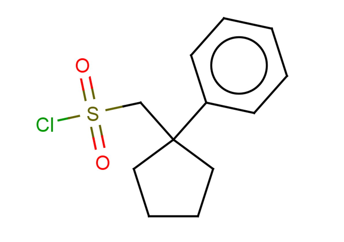 (1-phenylcyclopentyl)methanesulfonyl chloride