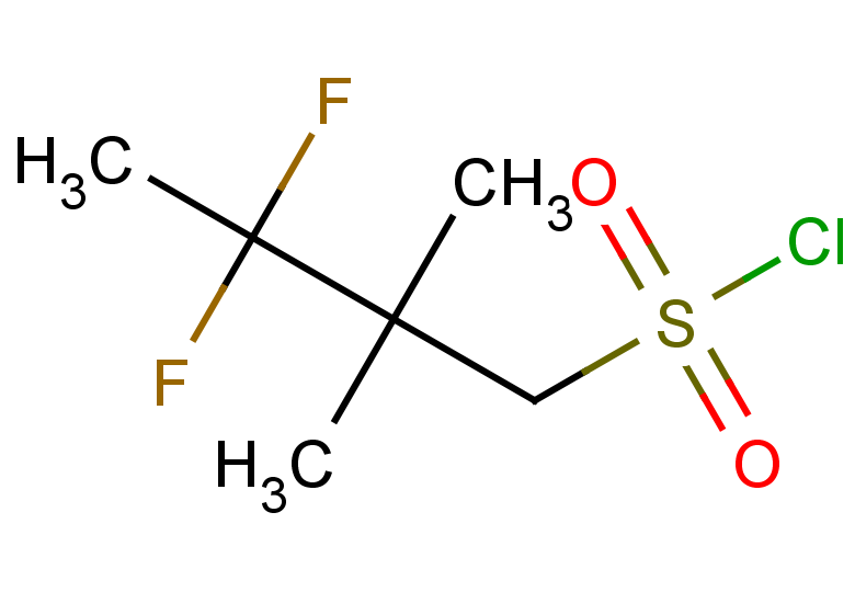 3,3-difluoro-2,2-dimethylbutane-1-sulfonyl chloride