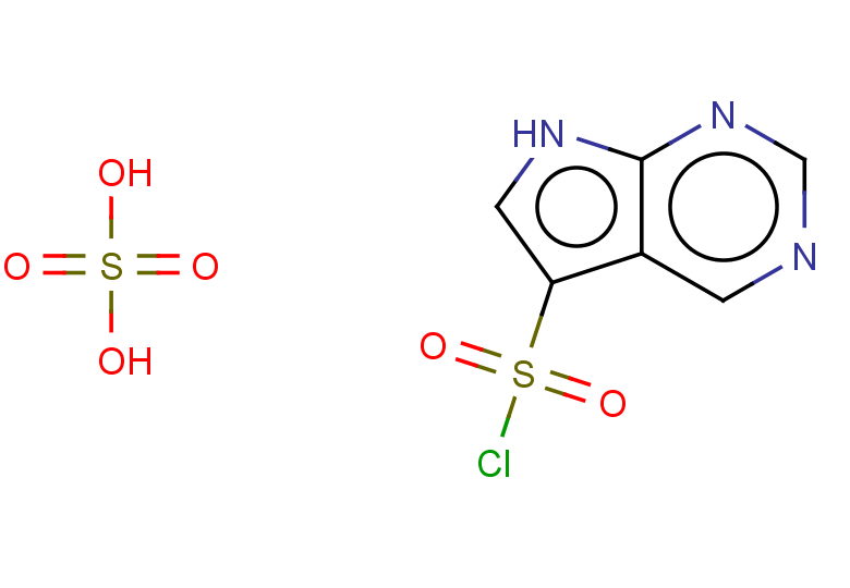 7H-pyrrolo[2,3-d]pyrimidine-5-sulfonyl chloride sulfate