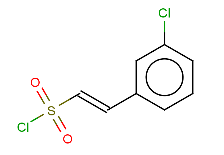 (E)-2-(3-chlorophenyl)ethene-1-sulfonyl chloride
