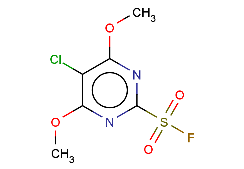 5-chloro-4,6-dimethoxypyrimidine-2-sulfonyl fluoride