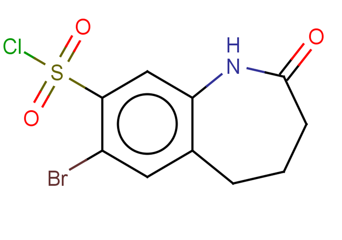 7-bromo-2-oxo-2,3,4,5-tetrahydro-1H-1-benzazepine-8-sulfonyl chloride