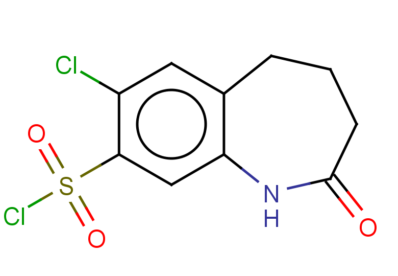 7-chloro-2-oxo-2,3,4,5-tetrahydro-1H-1-benzazepine-8-sulfonyl chloride