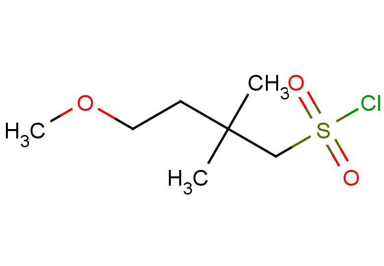 4-methoxy-2,2-dimethylbutane-1-sulfonyl chloride