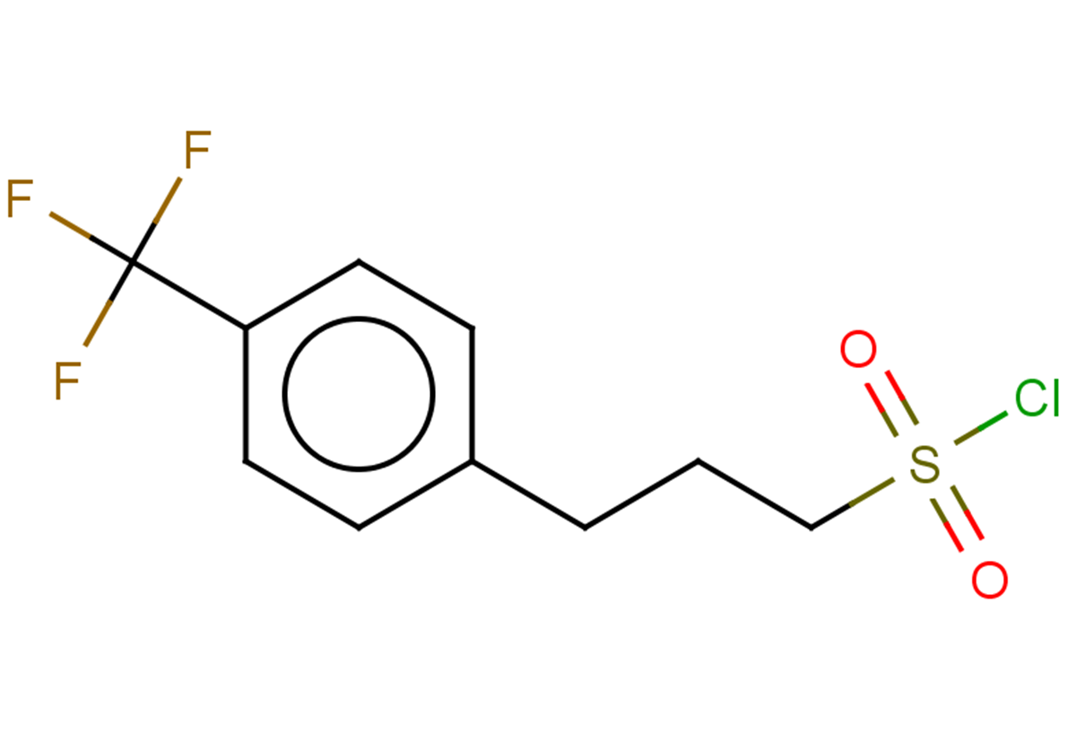 3-[4-(trifluoromethyl)phenyl]propane-1-sulfonyl chloride