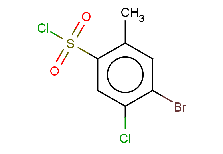 4-bromo-5-chloro-2-methylbenzene-1-sulfonyl chloride