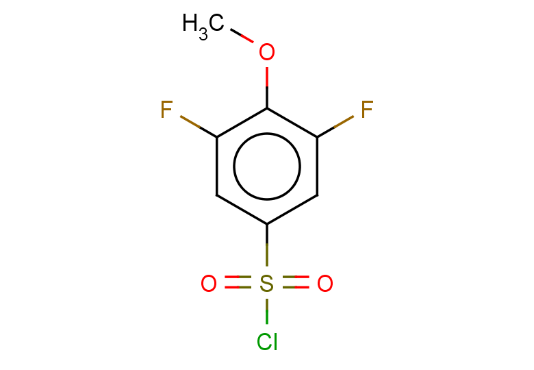 3,5-difluoro-4-methoxybenzene-1-sulfonyl chloride