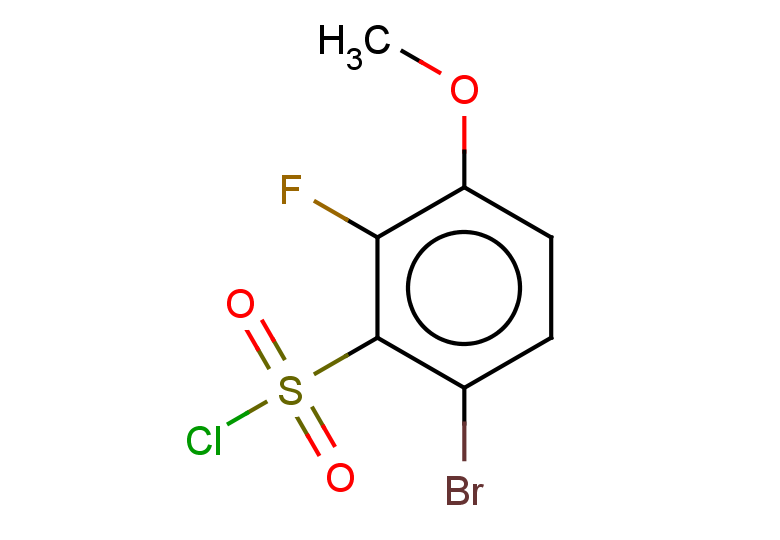 6-bromo-2-fluoro-3-methoxybenzene-1-sulfonyl chloride